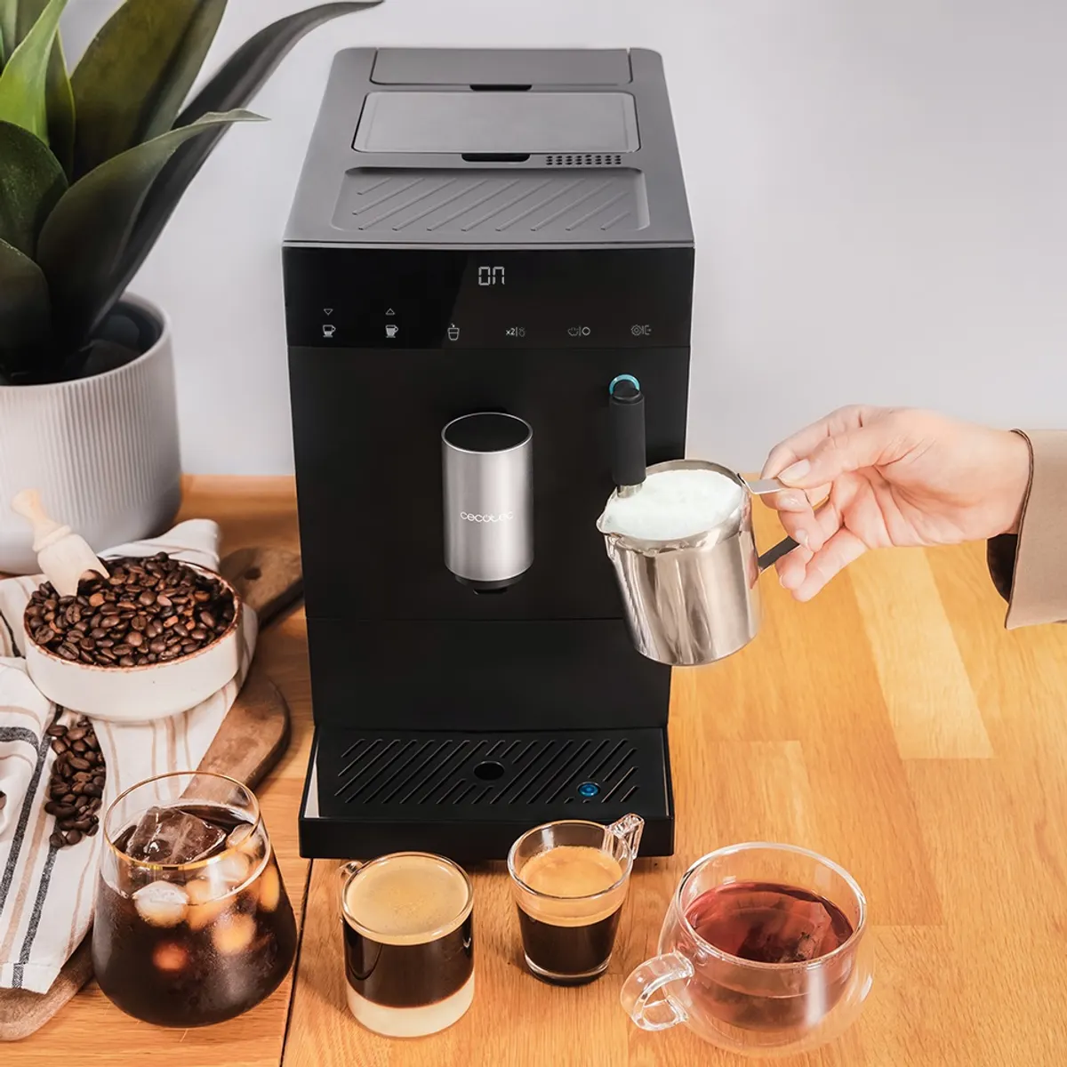 CECOTEC 01637 Eszpresszó automata beépített daráló 19 bar 1,2 L fekete #6