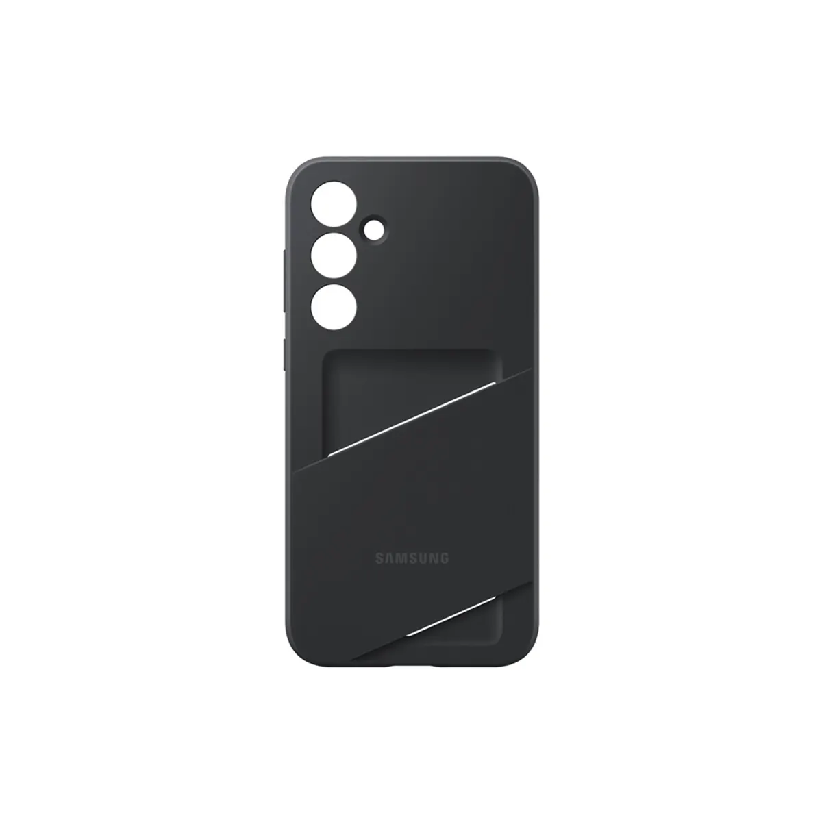 Samsung EF-OA356TBEGWW borító TPU fekete Galaxy A35 kártyazseb 1 zseb ütésálló karcálló monokróm #1