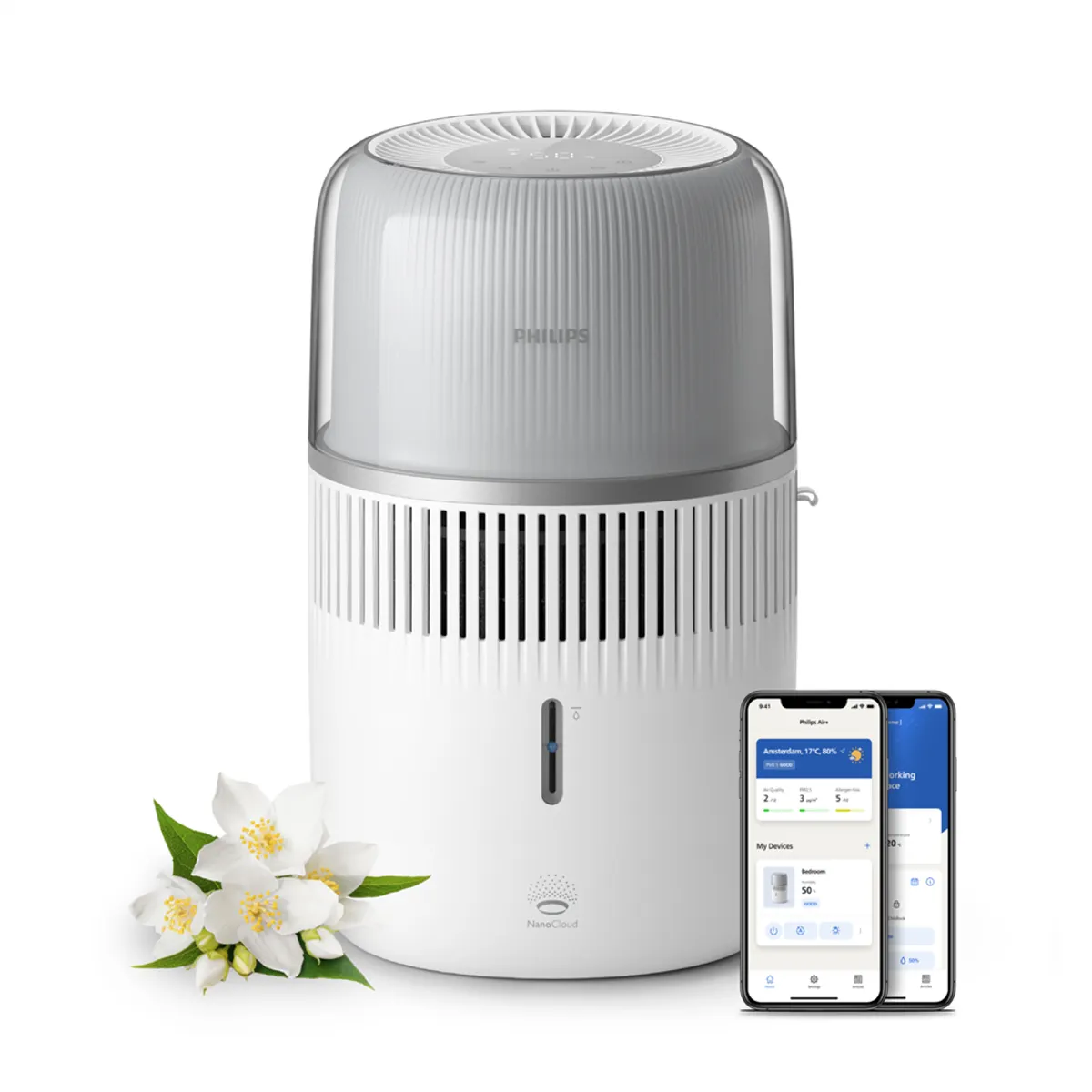 Philips HU5710/00 párásító 4,5 L, 3 sebességfokozat, érintős kijelző, Wi-Fi, időzítő 12 ó, 56 m2, 2 év garancia #5