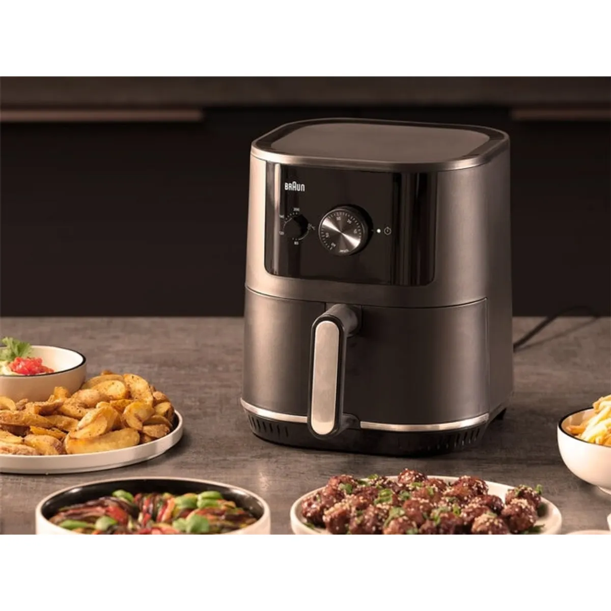 Braun HF3000 HF3000 1500 W 4,3 L max 200 C olajsütési funkció grillezés tapadásmentes belső edény #3