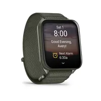 Garmin 010-02980-03 Venu X1 Titanium ComfortFit nylon szíj mohazöld #4