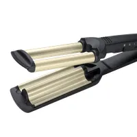 BaByliss C260E Texturizáló hajvasaló kerámia bevonat 15 mm 200 C 3 hőfok beállítás 360 fokos forgatható alapzat automatikus kikapcsolás 60 perc 1.8 m #2