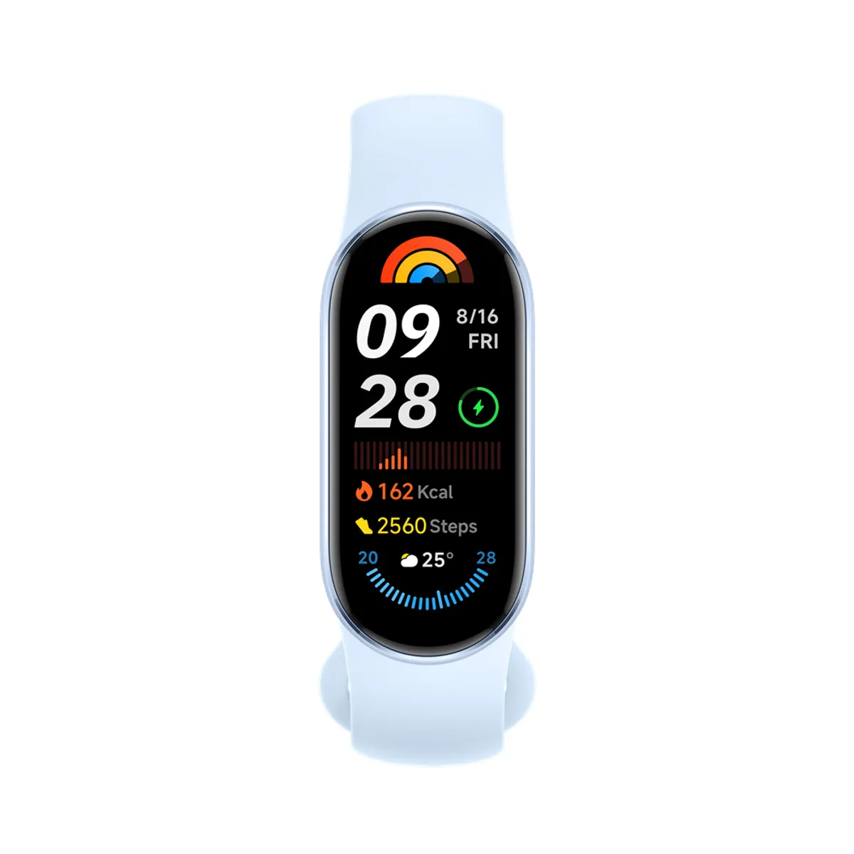 Xiaomi BHR8346GL Aktivitásmérő csuklópánt Arctic Blue érintős kijelző, egytűs csat, 135-210 mm, 1,62" #1