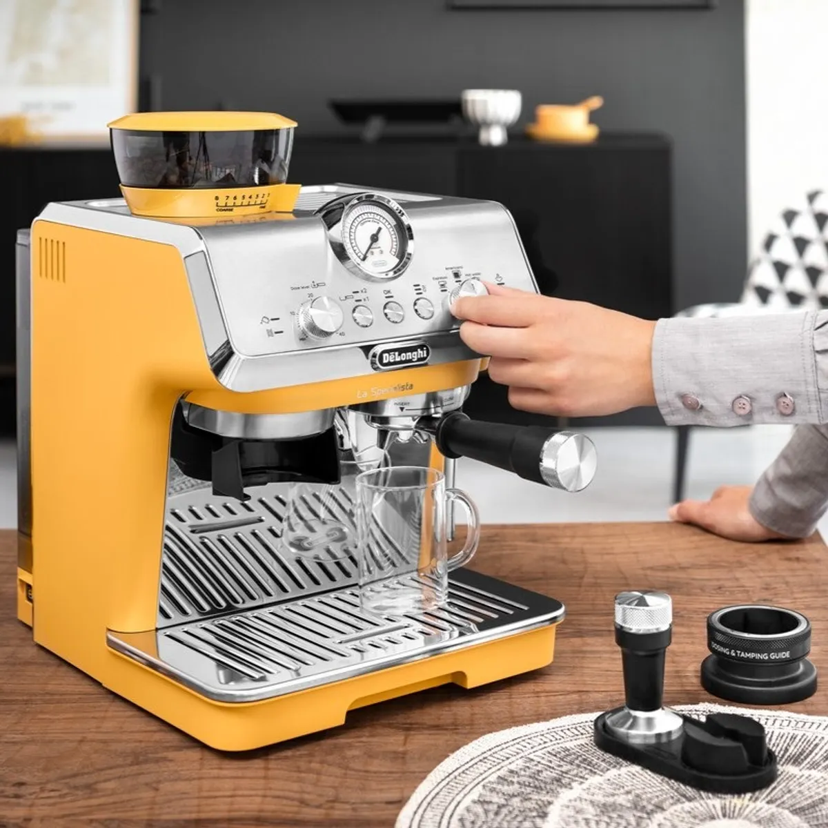 DeLonghi EC9155.YE La specialista arte 15 őrlési fokozat 3 hőmérséklet 1,7 l tartály gőzkar #5