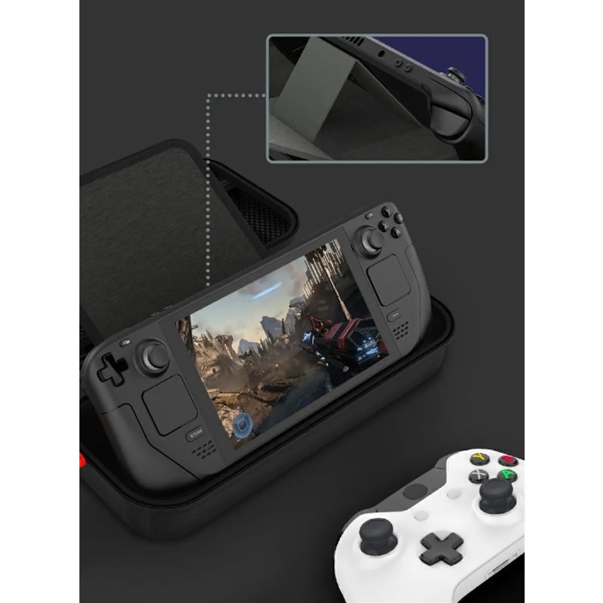 IPEGA PG-SW099 hordtáska 10000mAh beépített akkumulátor USB-C és USB-A töltési portok kompatibilis Nintendo Switch és Steam Deck #6