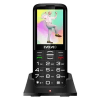 EVOLVEO SGM EP-630-XOB EasyPhone XO ezüst-fekete 2.3" kijelző töltőállomás VGA kamera #1