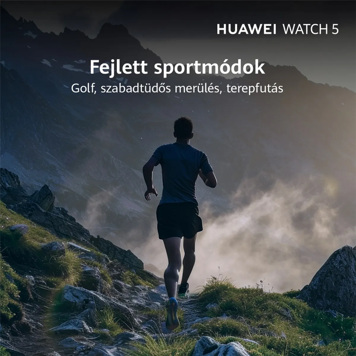 Huawei 55020EWE Watch 5 42mm zöld okosóra #8