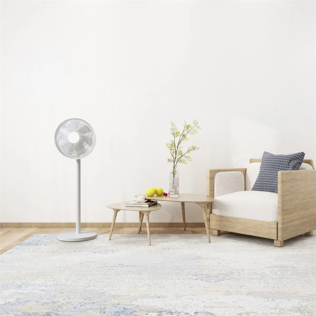 Xiaomi PYV4007GL Mi Smart Standing Fan 2 Lite padló és asztal 642-1000mm fehér 45W 220V 3 sebesség 90 fokos oszcilláció #6