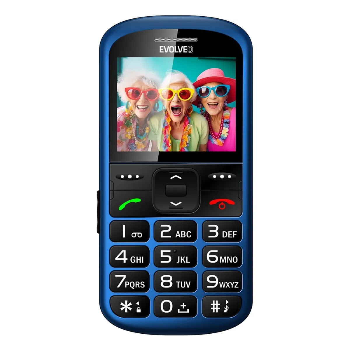 Evolveo SGM EP-570-XS-BL EasyPhone XS sos gomb nagyító usb-c 2.2" kijelző #1
