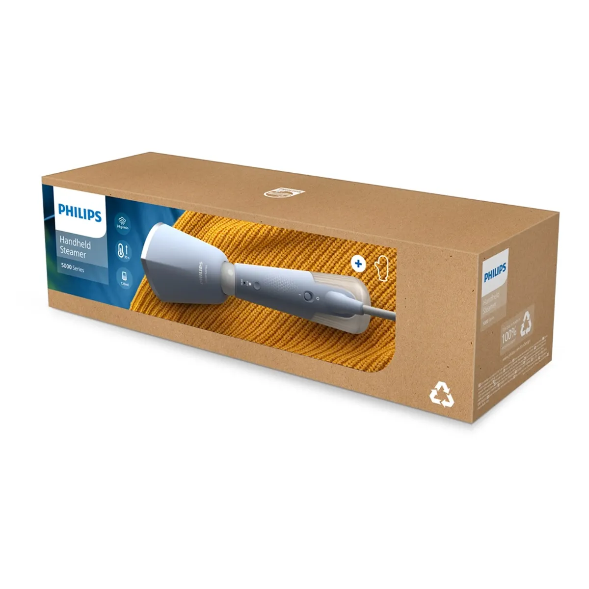 PHILIPS STH5020/20 kézi ruhagőzölő 24 g/perc 1300 W 0,12 L világoskék #5