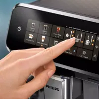 Philips EP3343/90 Eszpresszó kávéfőző gép kerámia őrlő, 1,8 L víztartály, 15 bar, TFT kijelző, tejhabosító, AquaClean #3