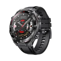 Huawei 55020GBB Watch Ultimate 2 fekete acél óratok GPS aktivitásmérő pulzusmérő IP69 szilikon szíj #2
