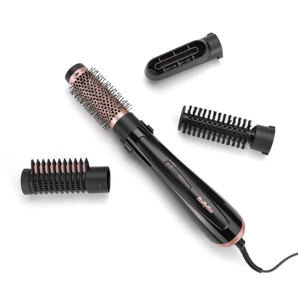 BaByliss AS126E Forrólevegős hajkefe 1000 W 2 hőfok 2 sebesség 38 mm 360 fokos elforgatható alapzat 4 kefefejek #3