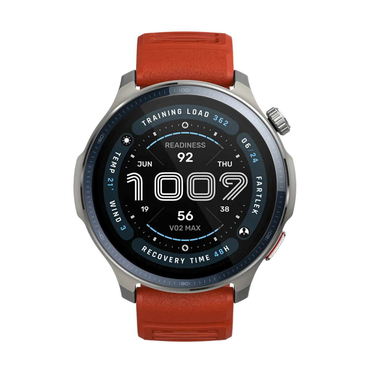 Amazfit W2429GL1N Balance 2 fekete és piros szilikon szíj #2