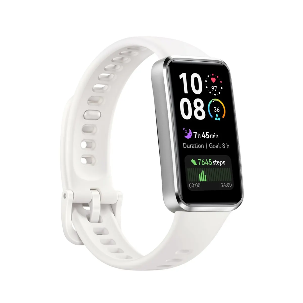 Huawei 55020ELM Band 10 fehér 100 edzésmód 5 ATM HRV-figyelő #3