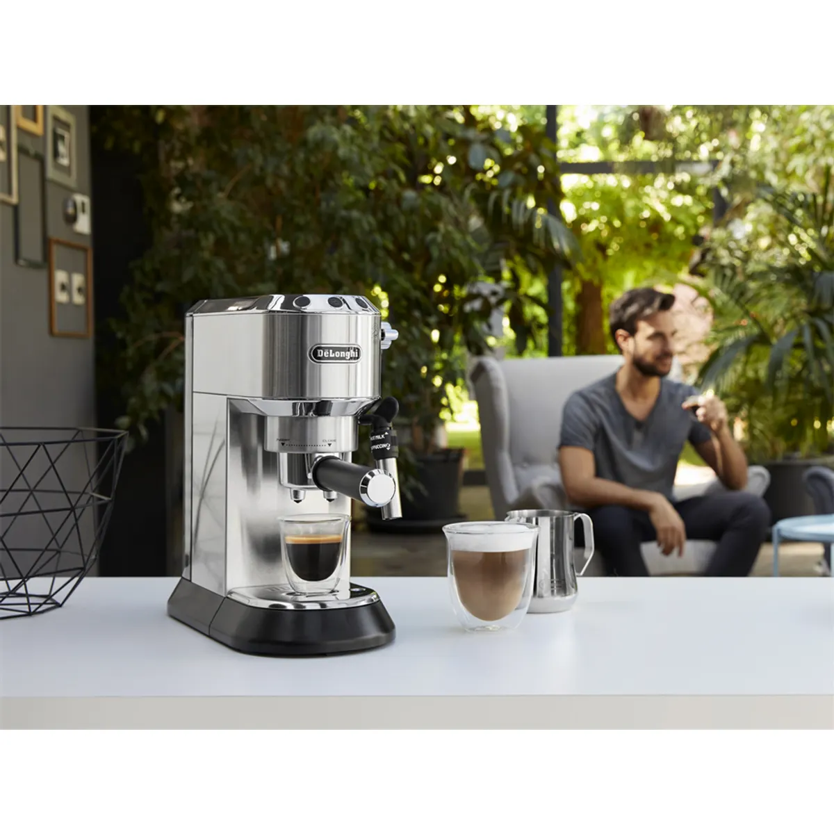 DeLonghi EC685.M Eszpresszó kávéfőző gép félautomata 15 bar tejhabosító rozsdamentes acél 1,1 L #6