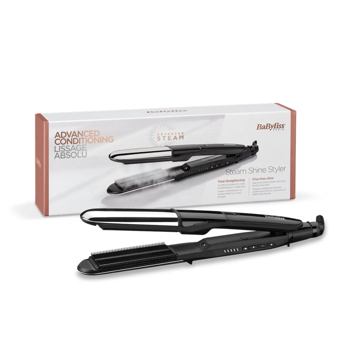 BaByliss ST496E Hajvasaló Kerámia bevonat 39x100 mm 230 C 5 fokozat Ion technológia #4