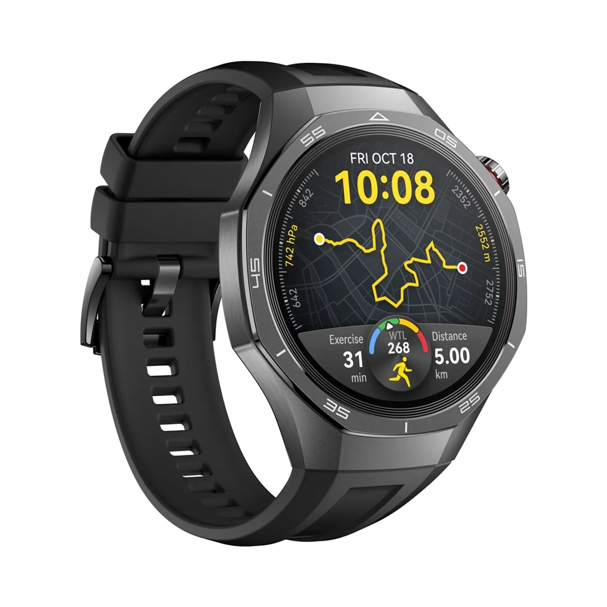 Huawei 55020DKD Okosóra Titanium keret 1,43" IP69K Bluetooth 5.2 NFC GPS 14 napos üzemidő #4