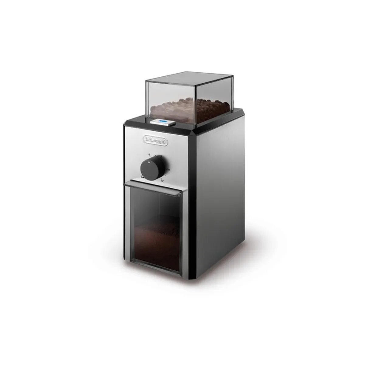 DeLonghi KG89 kávéőrlő 120 g kapacitás 110 W 220-240 V rozsdamentes acél 260x130x160 mm #1