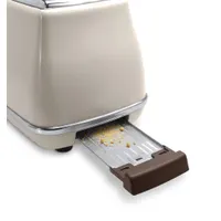 DeLonghi CTOV2103.BG kenyérpirító 2 szeletes 900 W bézs rozsdamentes acél olvasztó újramelegítő állítható pirítási fokozatok #3
