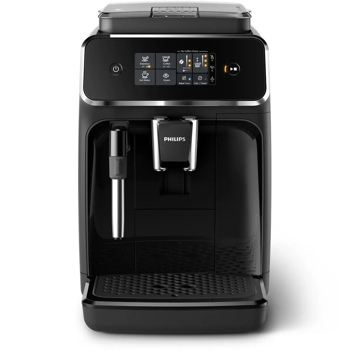 PHILIPS EP2225/10 Eszpresszó kávéfőző kerámia őrlő, beépített darálógép, tejhabosító, TFT kijelző, AquaClean, 1,8 L víztartály #1