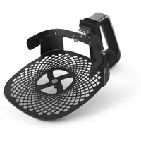 PHILIPS HD9953/00 Airfryer XXL kiegészítő készlet kompatibilitás HD963x/HD965x; pizzasütő serpenyő; receptkönyv; szürke acél; mosogatógépben mosható