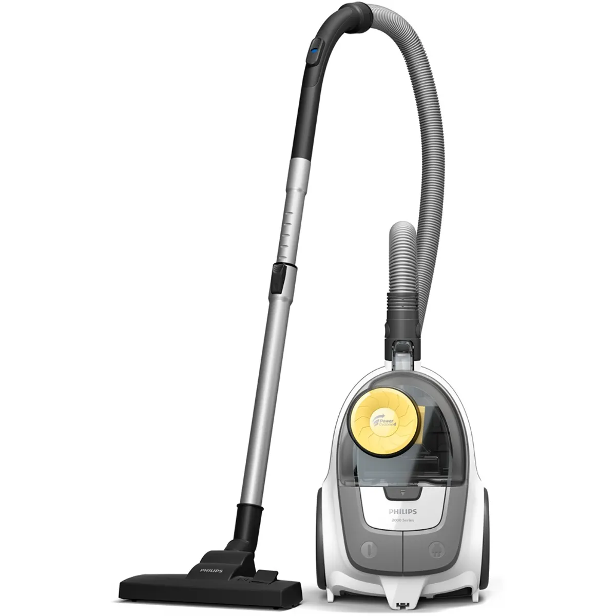 PHILIPS XB2140/09 Henger alakú vákuum 850 W porzsák nélküli ciklon 6 m kábel konikus csatlakozás 8,8 m hatótáv 1,3 L száraz takarítás fehér #3