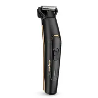 BaByliss MT860E hajvágó trimmelő 34 mm vágószélesség 7 fésű vezeték nélküli titán penge vízálló tartozékok 11 töltési idő 8 ó 70 perc