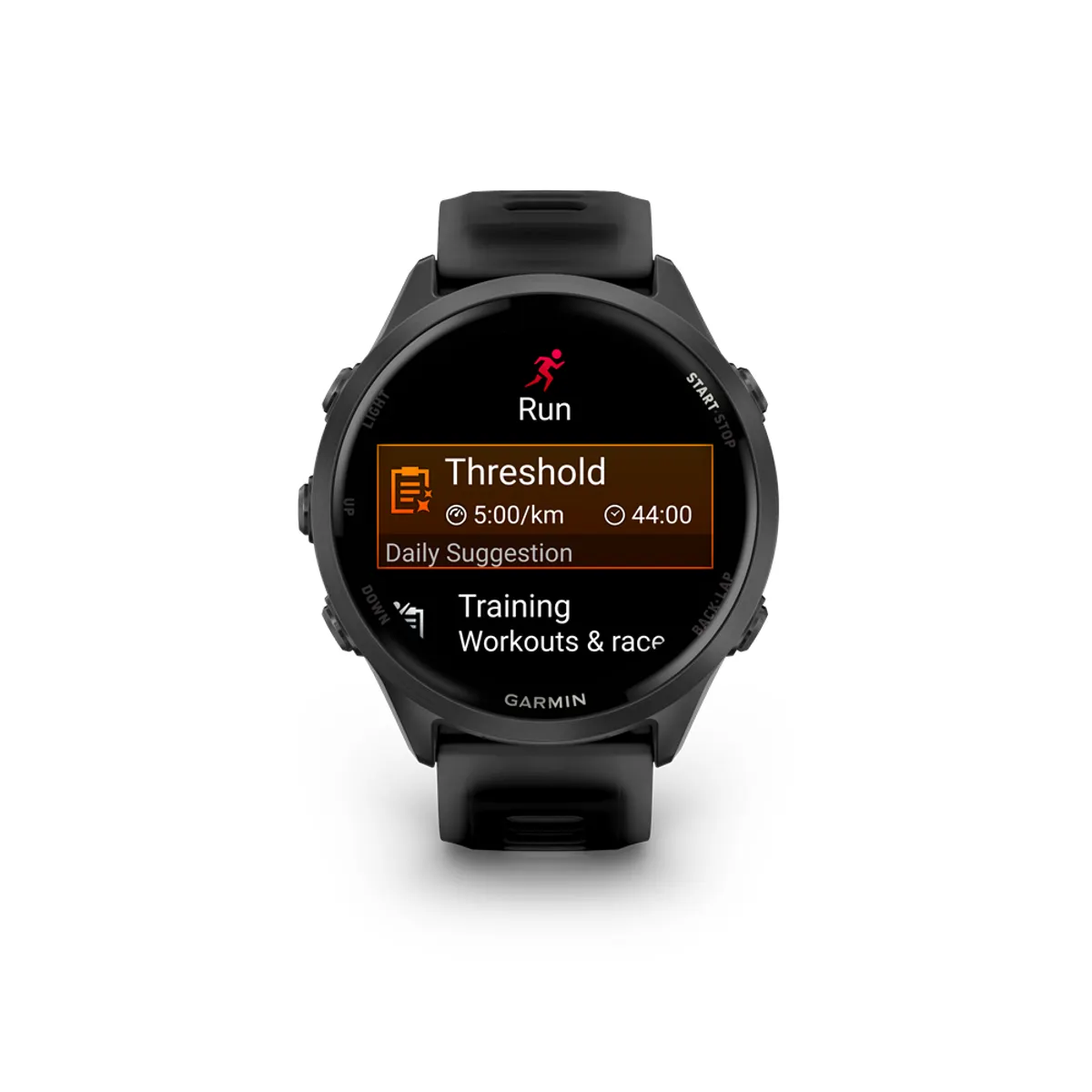 GARMIN 010-02971-00 Forerunner 570 47mm érintőképernyő 8 GB GPS Wi-Fi fekete szíj szürke alumíniumtok #1