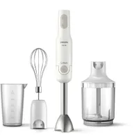 PHILIPS HR2545/00 Merülő mixer 700 W 2 sebesség Turbo habverő mérőbögre XL aprító tengely fém készülékház műanyag fehér