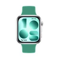 Huawei 55020HSB Watch Fit 5 világoszöld szilikon szíj GPS NFC barométer HRV TruSleep 5.0