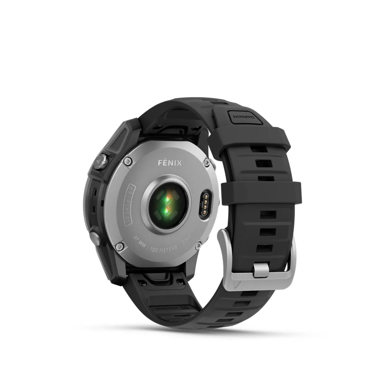 GARMIN 010-03025-00 okosóra 1,3" AMOLED 47 mm rozsdamentes acél tok szilikon szíj 22 mm #5