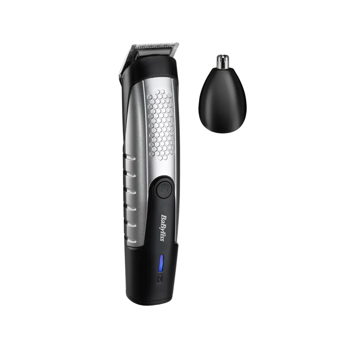 BaByliss T812E precíziós fül fej bajusz orr trimmelő 0,5-10 mm 14 fokozat 80 perc akkumulátor vízálló 2 tartozék fekete ezüst #3