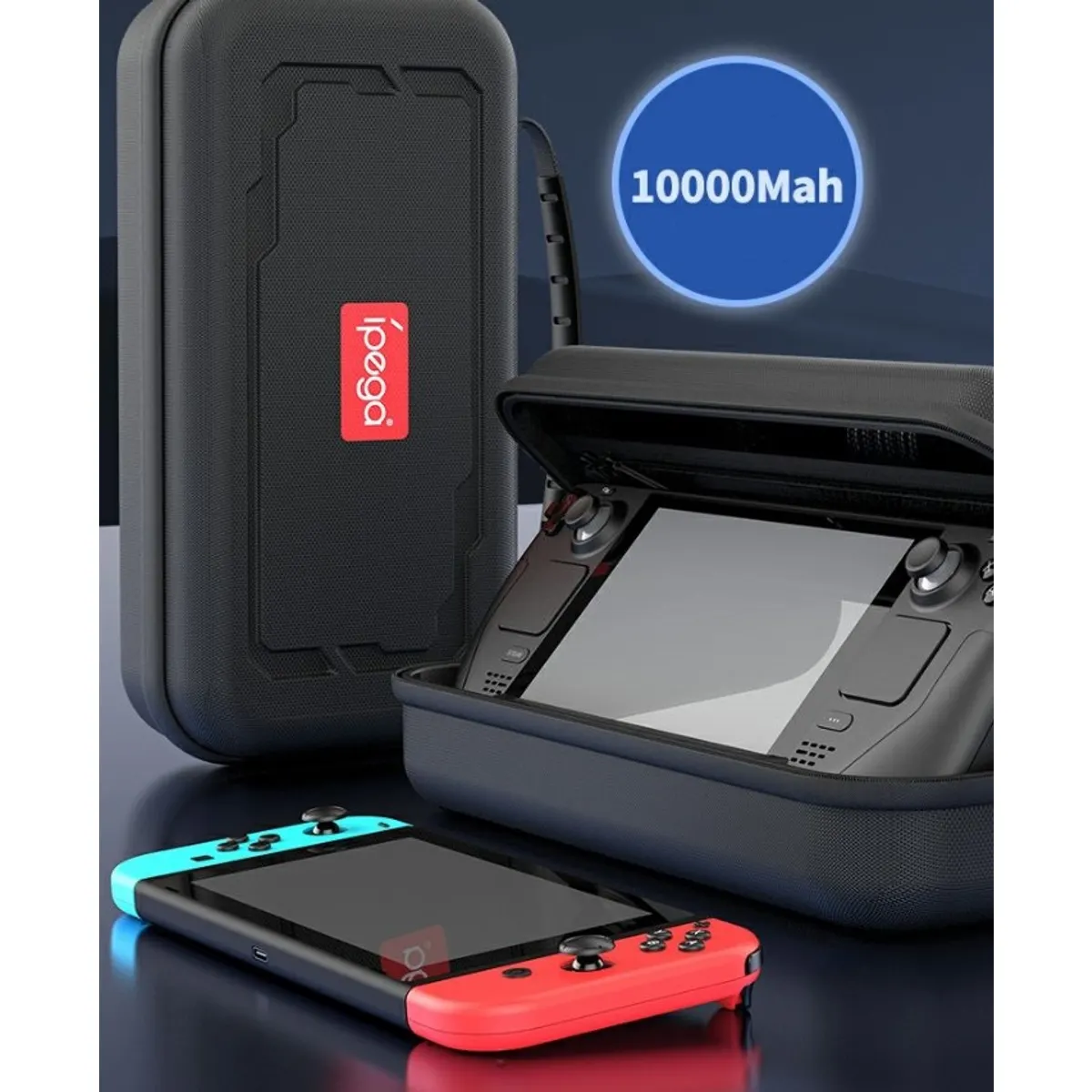 IPEGA PG-SW099 hordtáska 10000mAh beépített akkumulátor USB-C és USB-A töltési portok kompatibilis Nintendo Switch és Steam Deck #8