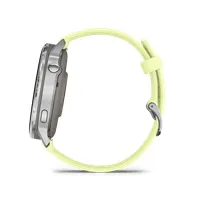 Garmin 010-03014-02 Venu 4 45mm AMOLED kijelző 1.4" felbontás 454x454 érintőképernyő 8 GB Wi-Fi GPS ezüst tok citromsárga szilikonszíj #5
