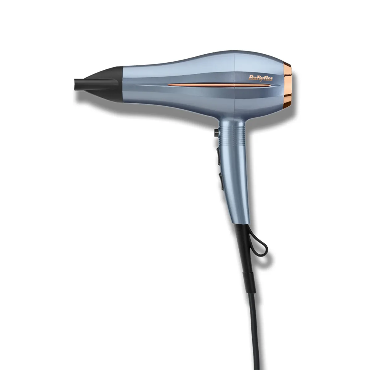 BaByliss D251PE hajszárító 2200 W DC motor 2 sebesség 3 hőfok ionos funkció cool shot koncentrátor szűrő eltávolítható 2,2 m vezeték kék réz #1