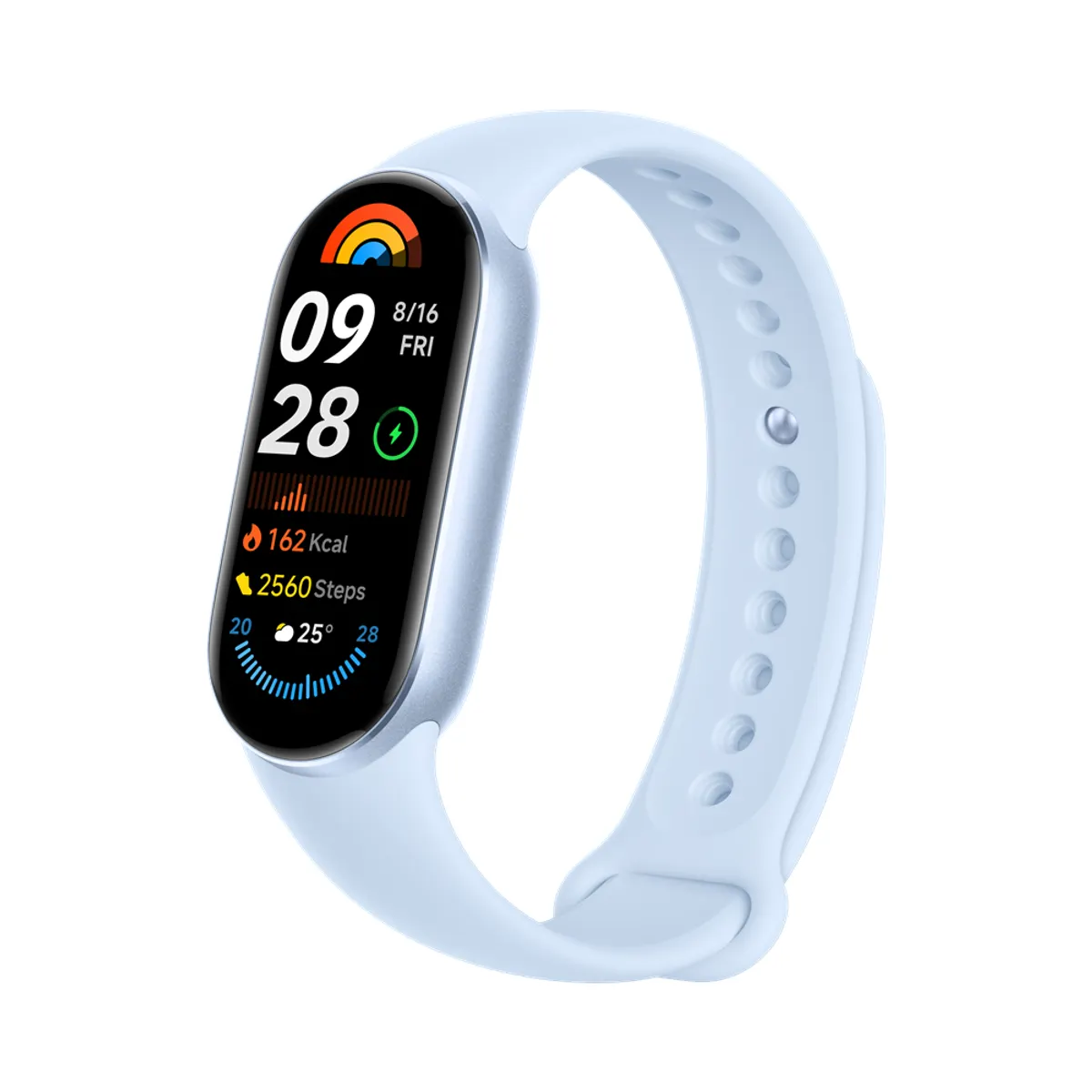 Xiaomi BHR8346GL Aktivitásmérő csuklópánt Arctic Blue érintős kijelző, egytűs csat, 135-210 mm, 1,62" #4
