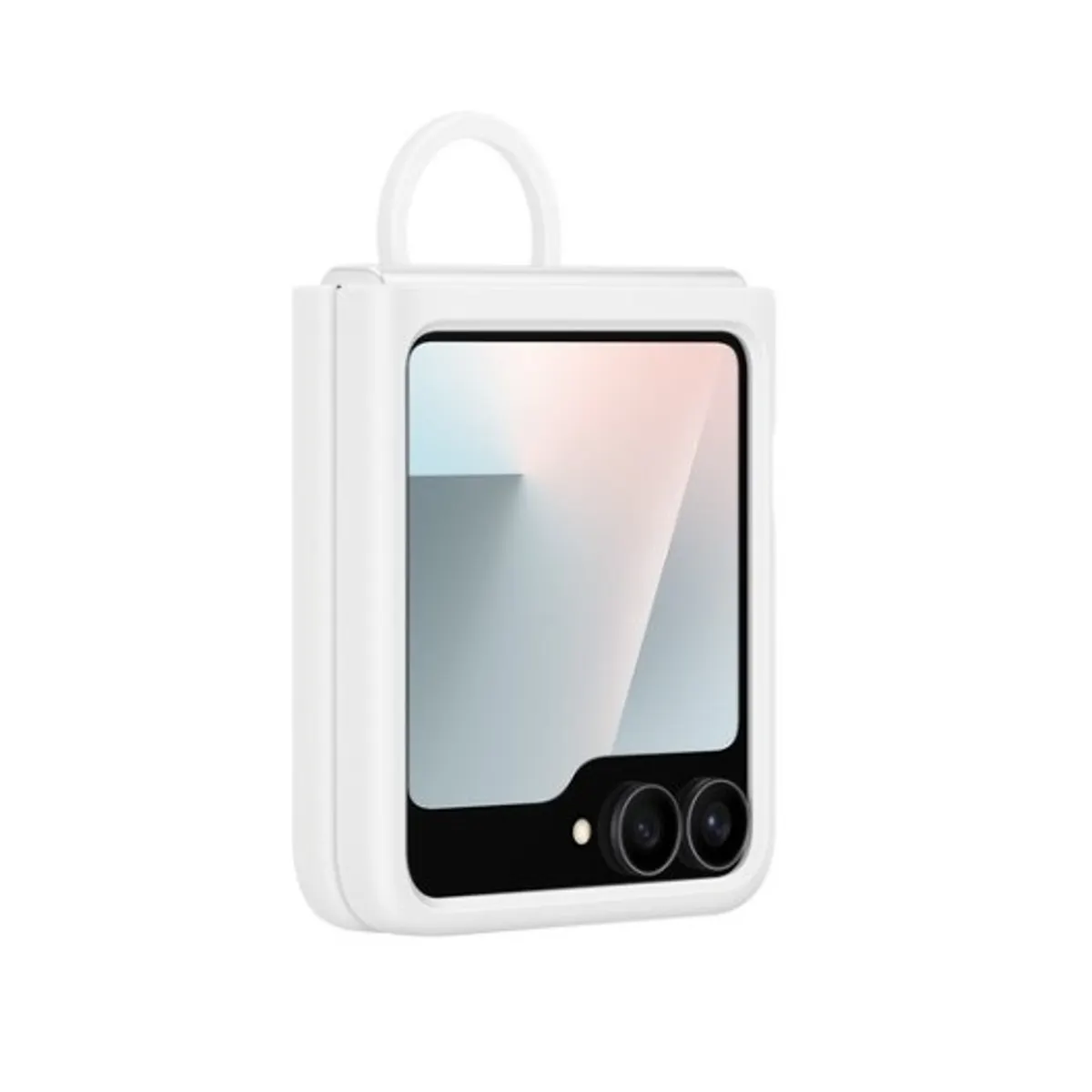 Samsung EF-PF741TWEGWW Fehér szilikon tok Galaxy Z Flip7 FE, Z Flip6 kompatibilitás #1