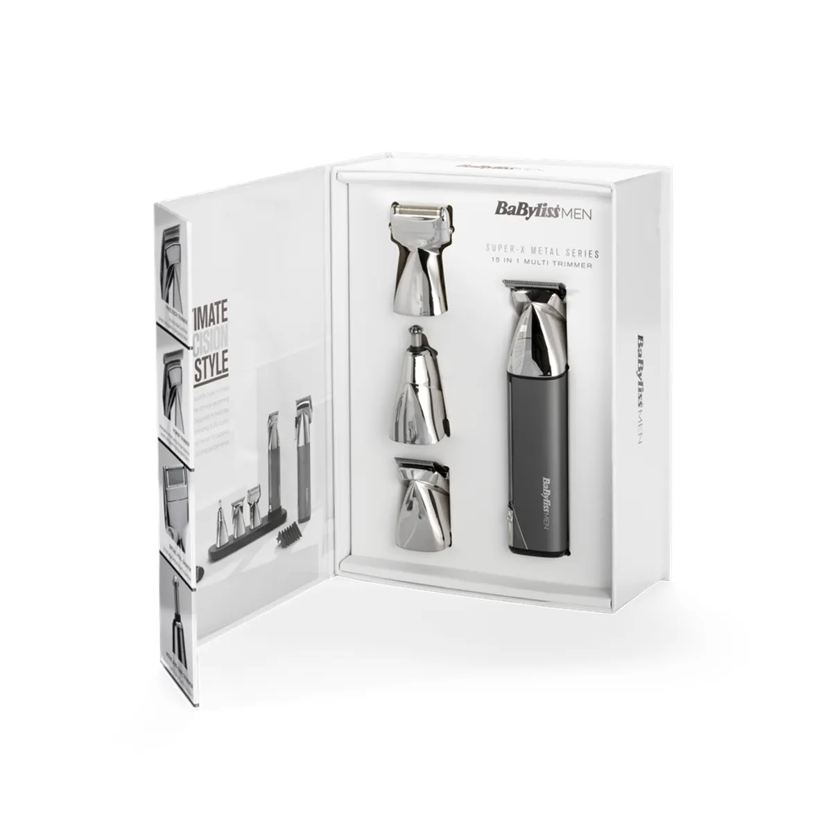 BaByliss MT996E Super-X Metal testszőrtelenítő készlet 4 fej 11 fésű 300 perc vezeték nélküli üzemidő, 100 százalékos vízállóság #3