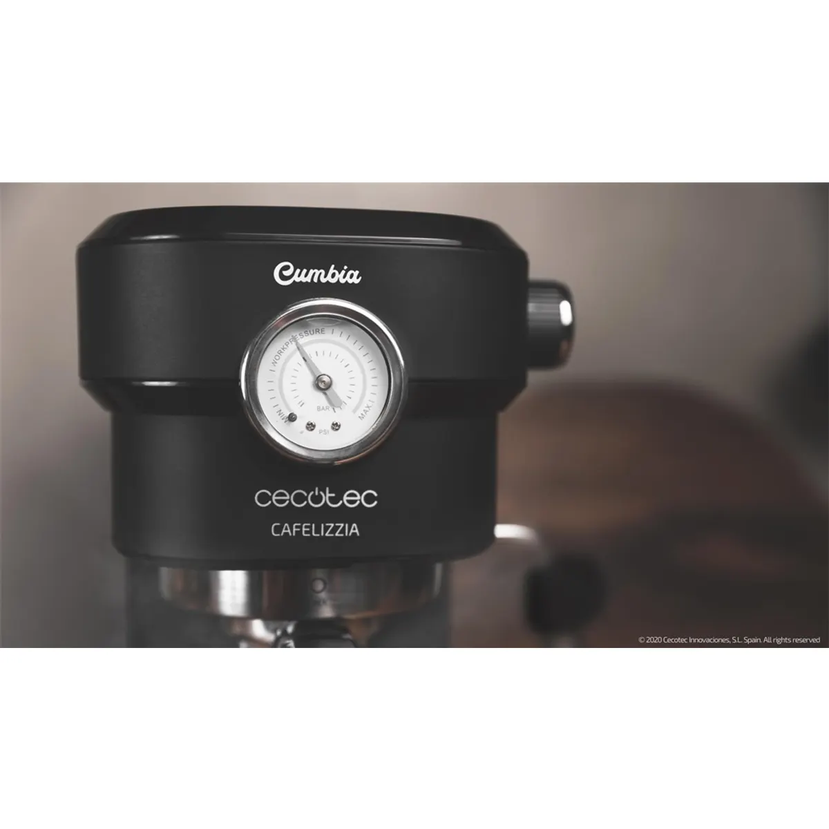 CECOTEC 01653 félautomata kávéfőző tejhabosító 20 bar 1,2 L őrölt kávé #5