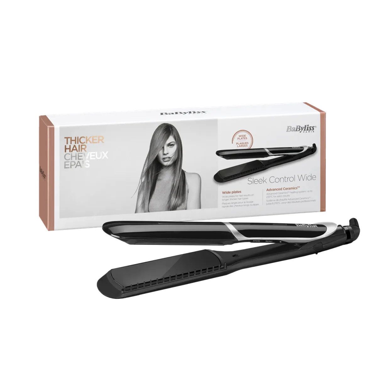 BaByliss ST397E hajvasaló kerámia-turmalin bevonatú max 235 °C 6 fokozat 2,5 m vezeték automatikus kikapcsolás 72 perc hajegyenesítés #6