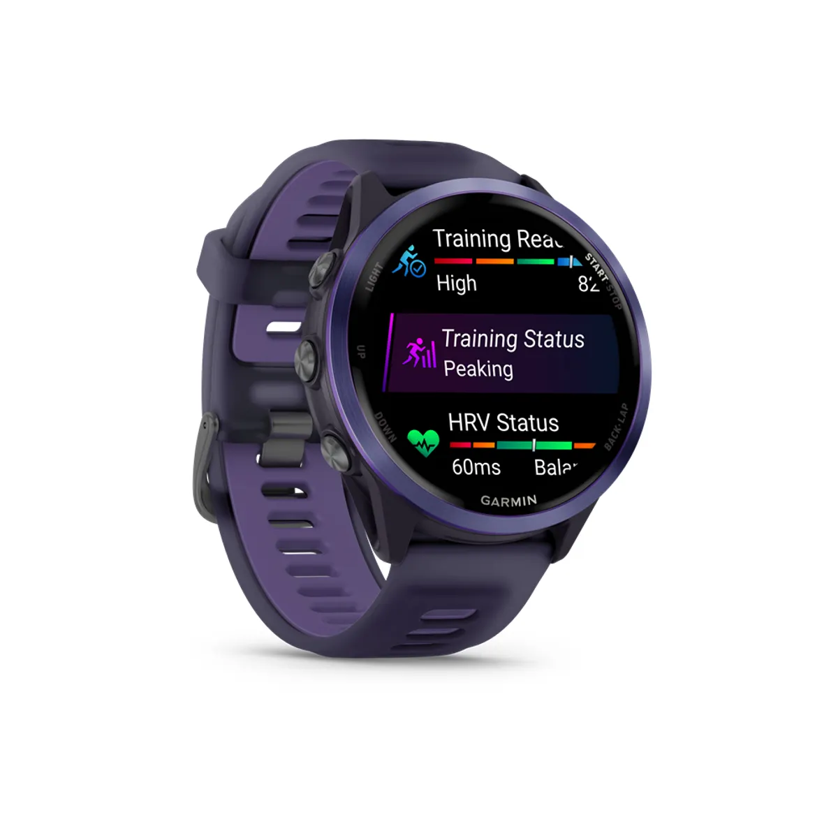 Garmin 010-02971-02 Forerunner 570 1.4" AMOLED érintőképernyő 454x454 8 GB Wi-Fi GPS szilikon ibolya #4