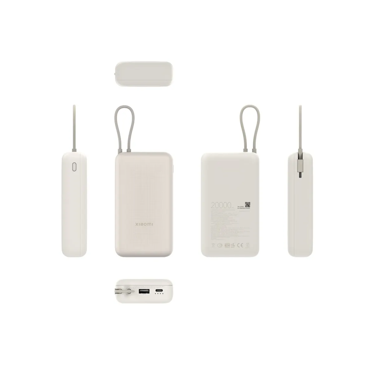 Xiaomi BHR8851GL powerbank 20 000 mAh 33 W 3-portos kimenet USB-C Cserszínű #2