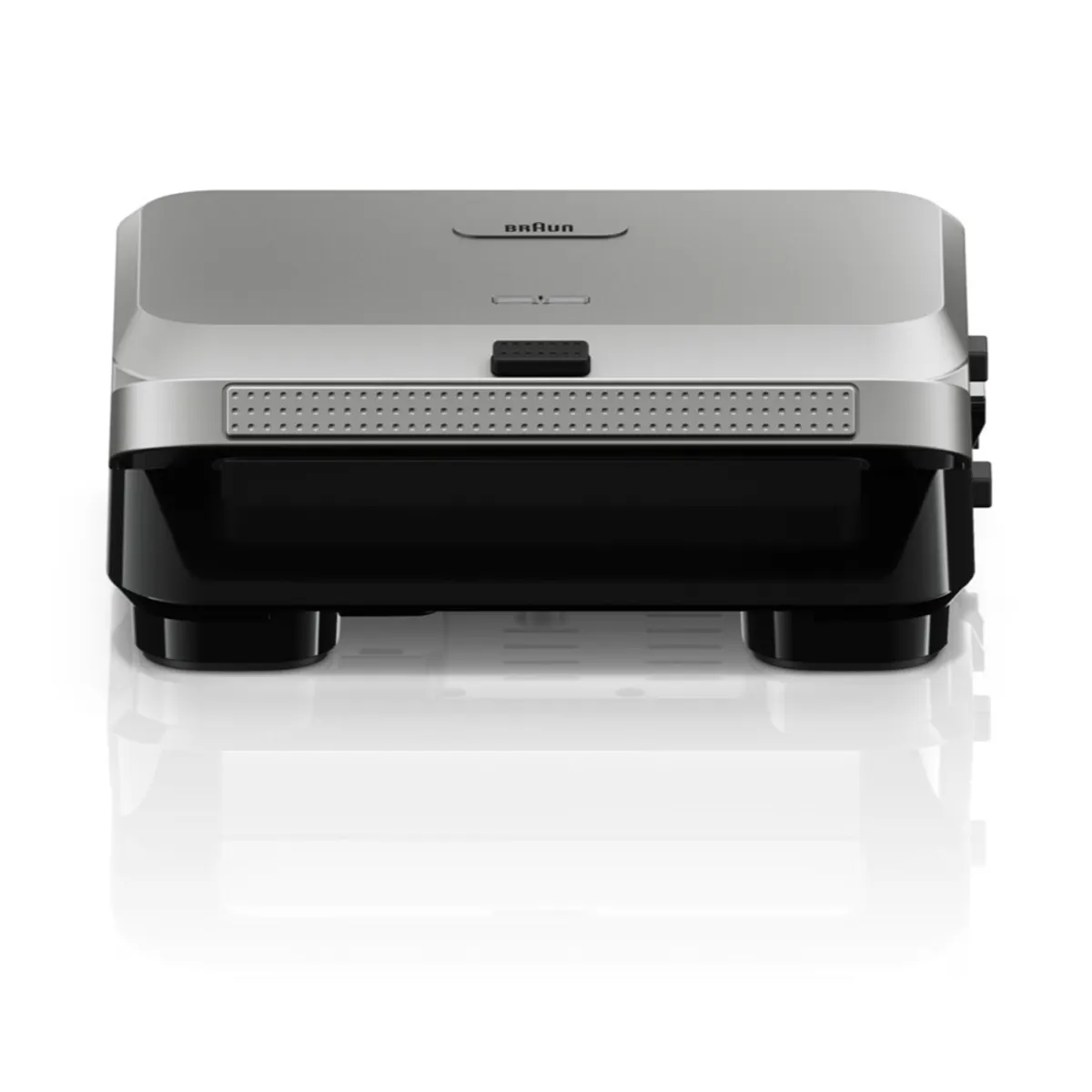 Braun SM5005 gofri és szendvics sütő 800 W 220-240 V ezüst 4 szendvics, 2 gofri tálca, tapadásmentes bevonatú lapok hideg érintésű fogantyú #1