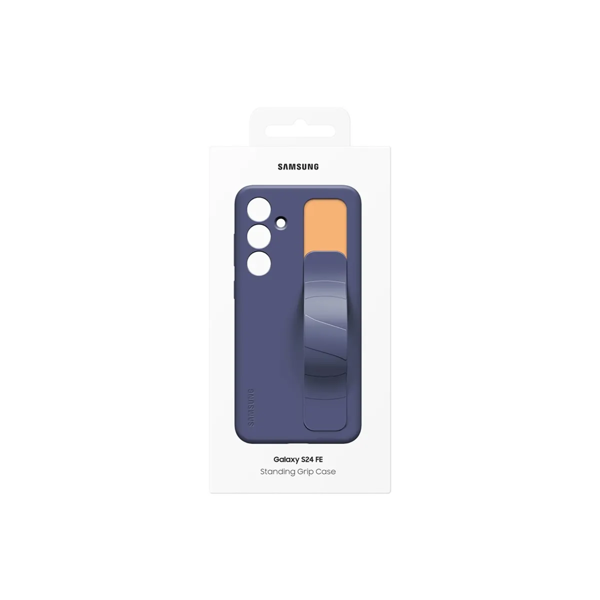 Samsung EF-GS721CNEGWW Standing Grip Case Sötétkék 6,7" Galaxy S24 FE kompatibilis Szilikon Ütésálló;Karcolásálló Asztali állvány #6