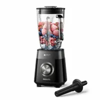 PHILIPS HR3030/00 Asztali mixer 2 L üveg edény, 6 sebességfokozat, 20 000 RPM, rozsdamentes acél pengék, jégkásítás, Lüktetési funkció #2