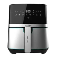 CECOTEC 03315 Forrólevegős sütő 5,5 L 200 °C 8 programok Rozsdamentes acél, Fekete #1