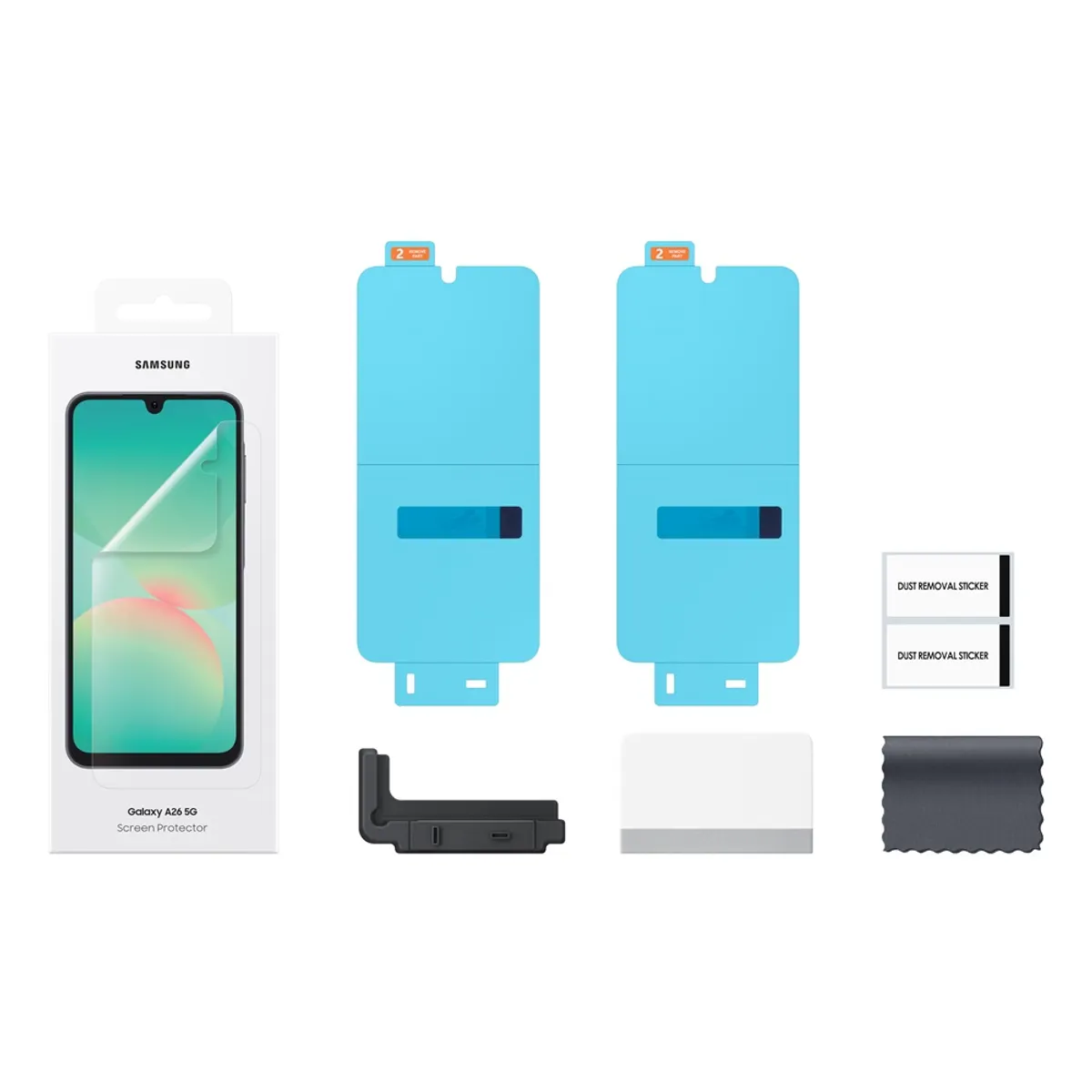 Samsung EF-UA266CTEGWW Galaxy A26 5G átlátszó kijelzővédő fólia #3