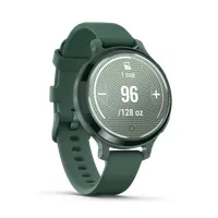 Garmin 010-02891-02 Lily 38 mm Jasper Green 50 m vízálló szilikon szíj alumínium tokkal Gorilla Glass 3 GPS pulzusmérő értesítések #3