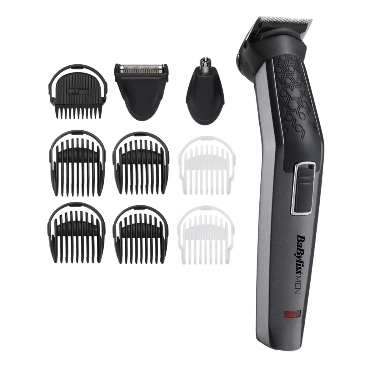 BaByliss MT727E trimmelő titán penge vezeték nélküli beépített akkumulátor 8 ó töltés 60 perc kivehető kés mosható 4 hosszbeállítás min 0,5 mm max 8 mm 10 fésű #1